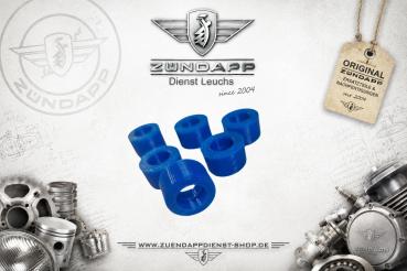 Preview: Zündapp Anfahrgummis / Radbuchse 120 mm 433-15.112 & 448-15.145 – Blue Performance Edition